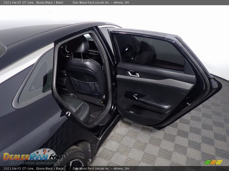2021 Kia K5 GT-Line Ebony Black / Black Photo #31