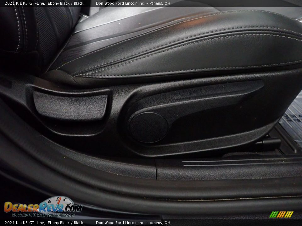 2021 Kia K5 GT-Line Ebony Black / Black Photo #35