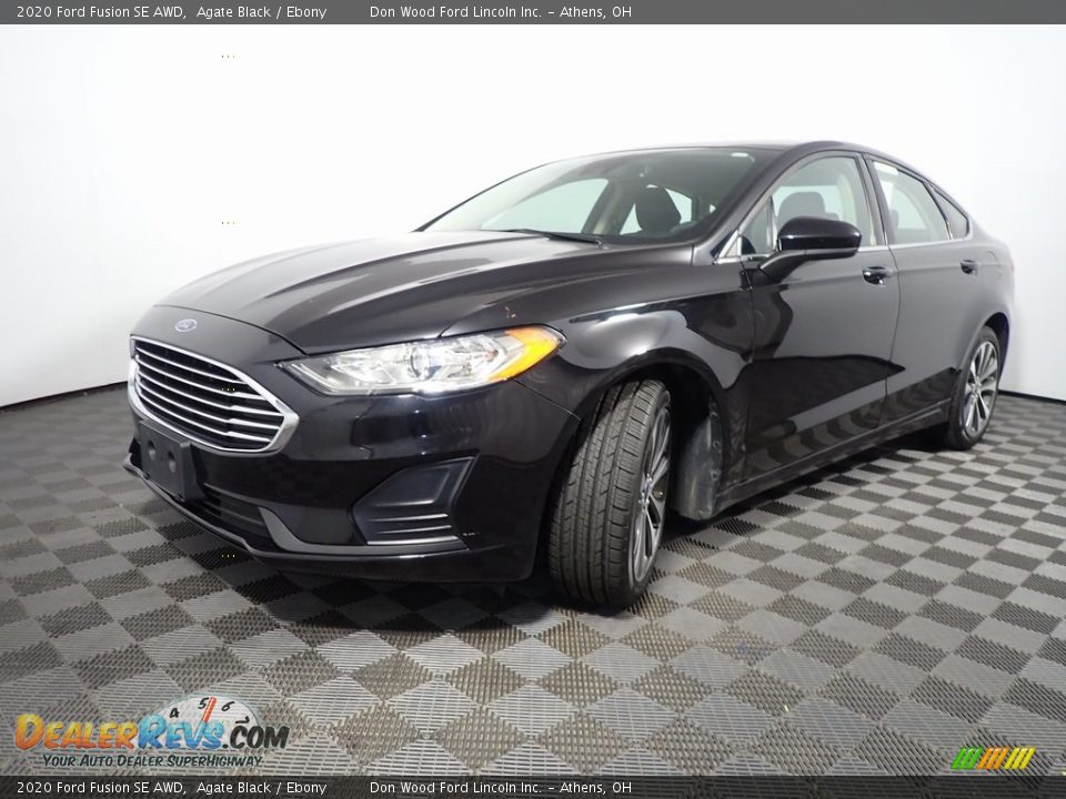 2020 Ford Fusion SE AWD Agate Black / Ebony Photo #6