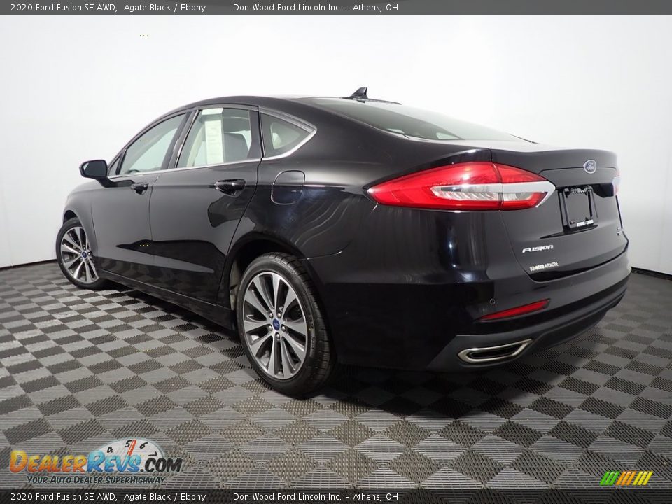 2020 Ford Fusion SE AWD Agate Black / Ebony Photo #8