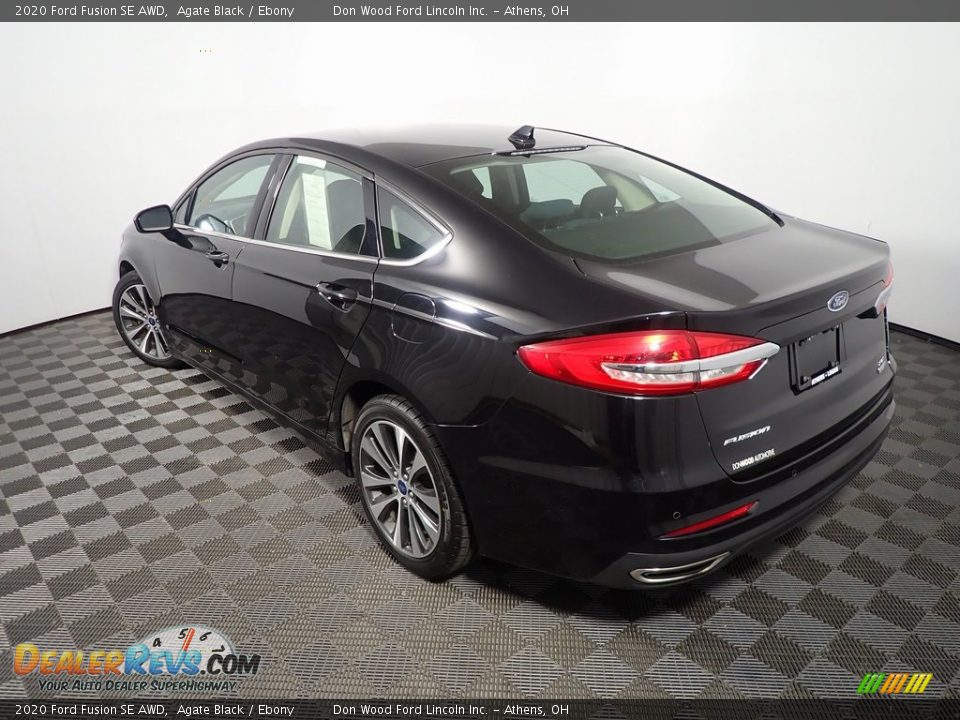 2020 Ford Fusion SE AWD Agate Black / Ebony Photo #9