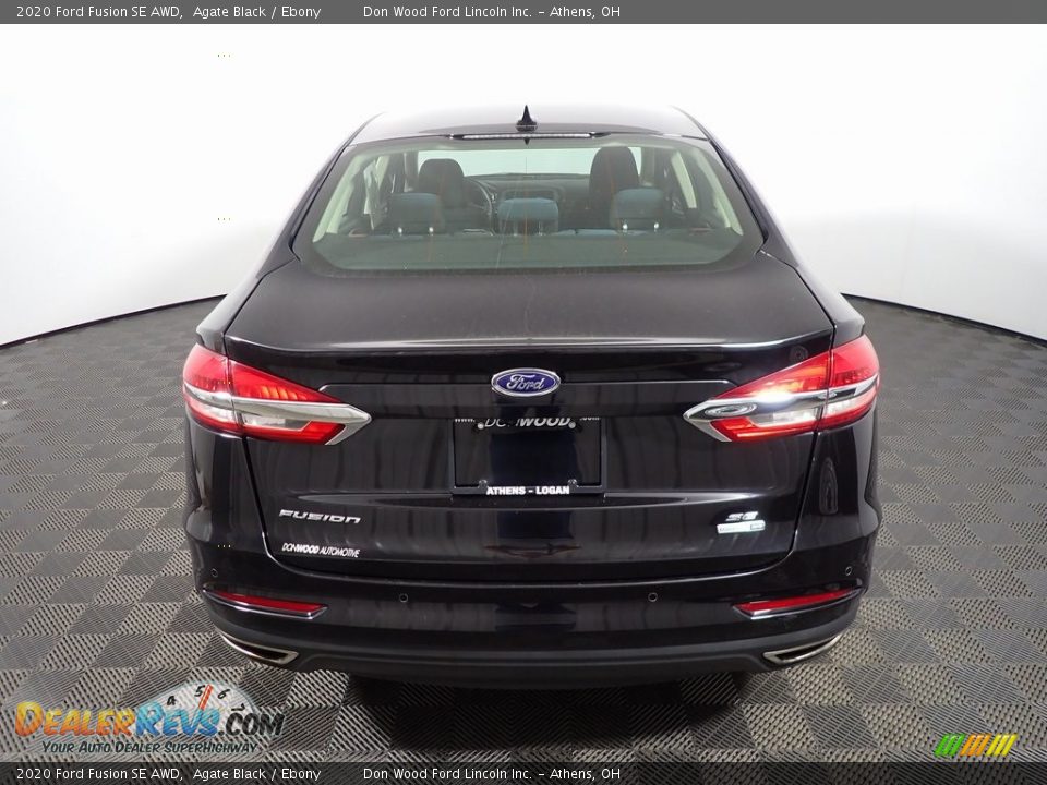 2020 Ford Fusion SE AWD Agate Black / Ebony Photo #10
