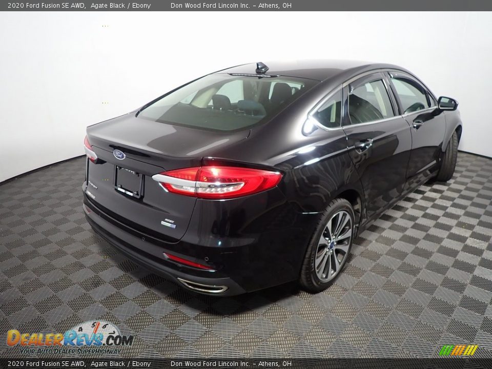 2020 Ford Fusion SE AWD Agate Black / Ebony Photo #14