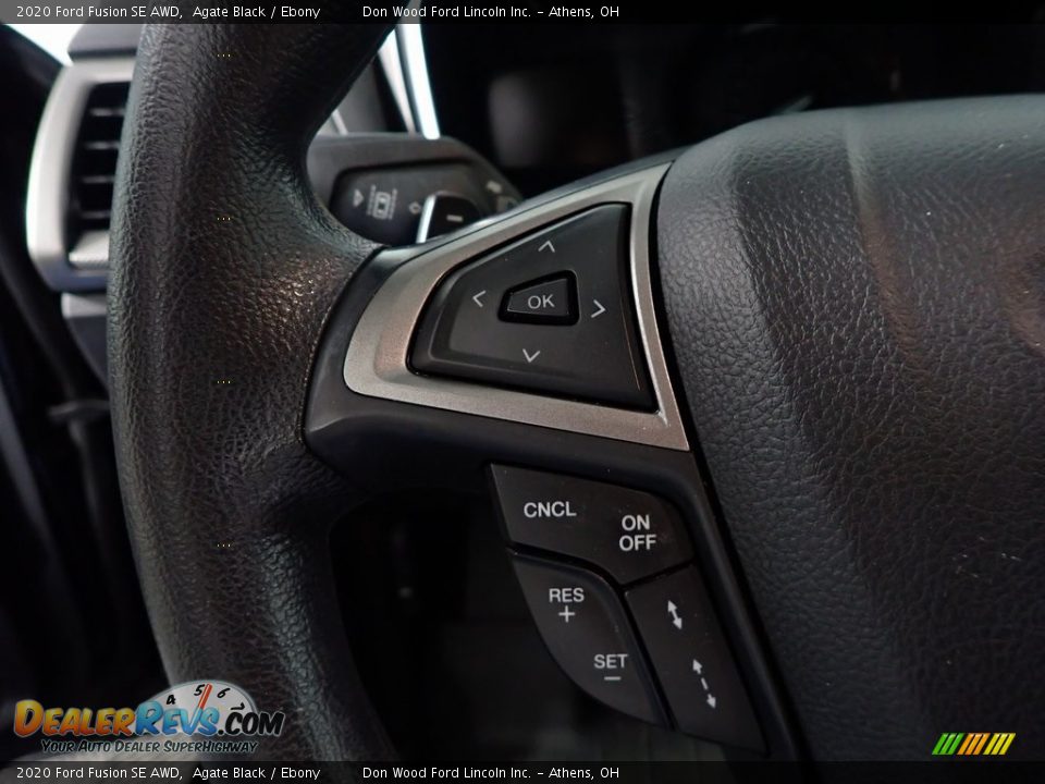 2020 Ford Fusion SE AWD Agate Black / Ebony Photo #22