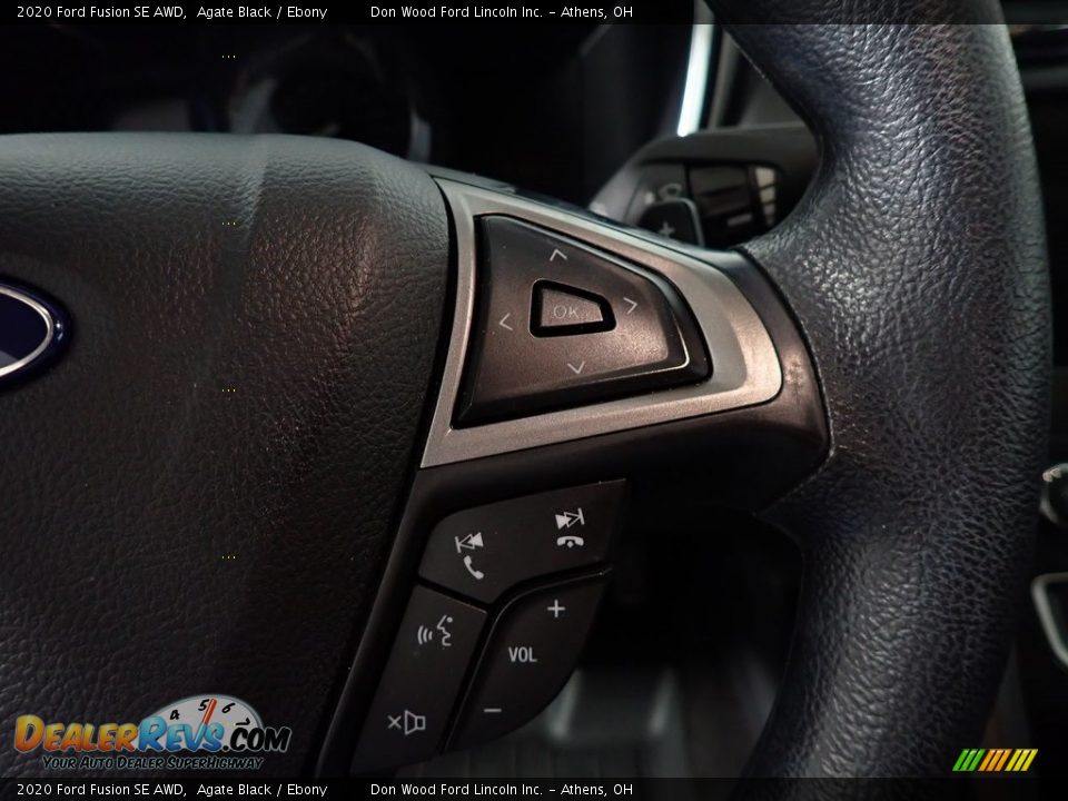 2020 Ford Fusion SE AWD Agate Black / Ebony Photo #23