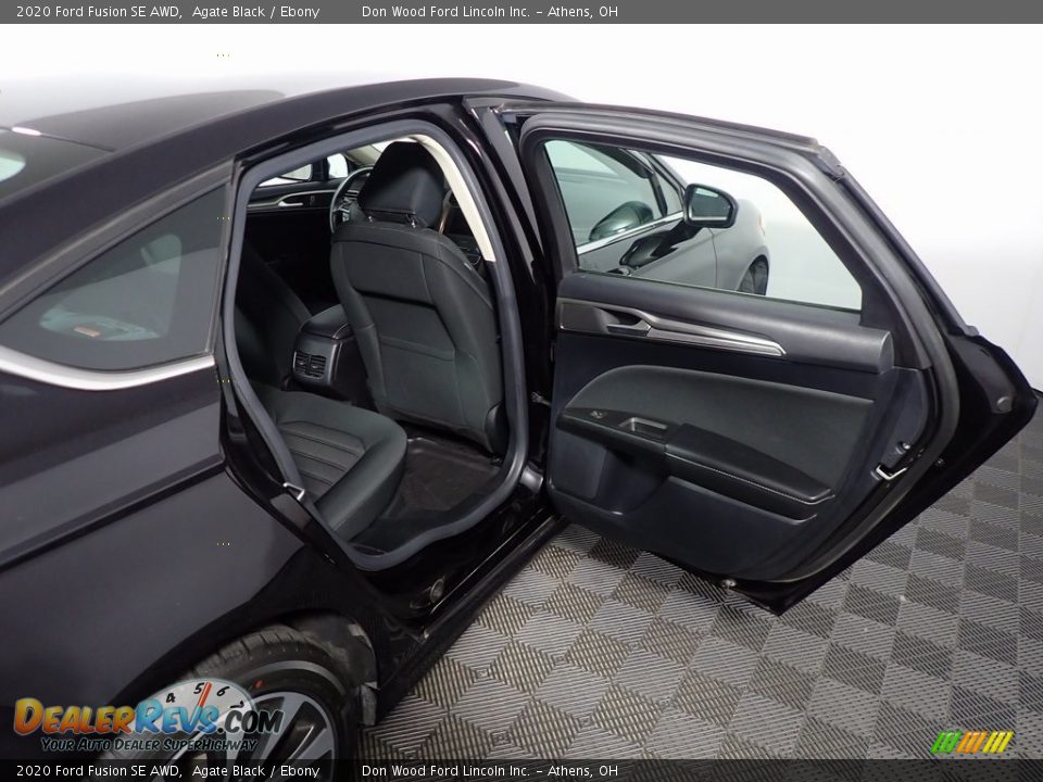 2020 Ford Fusion SE AWD Agate Black / Ebony Photo #29