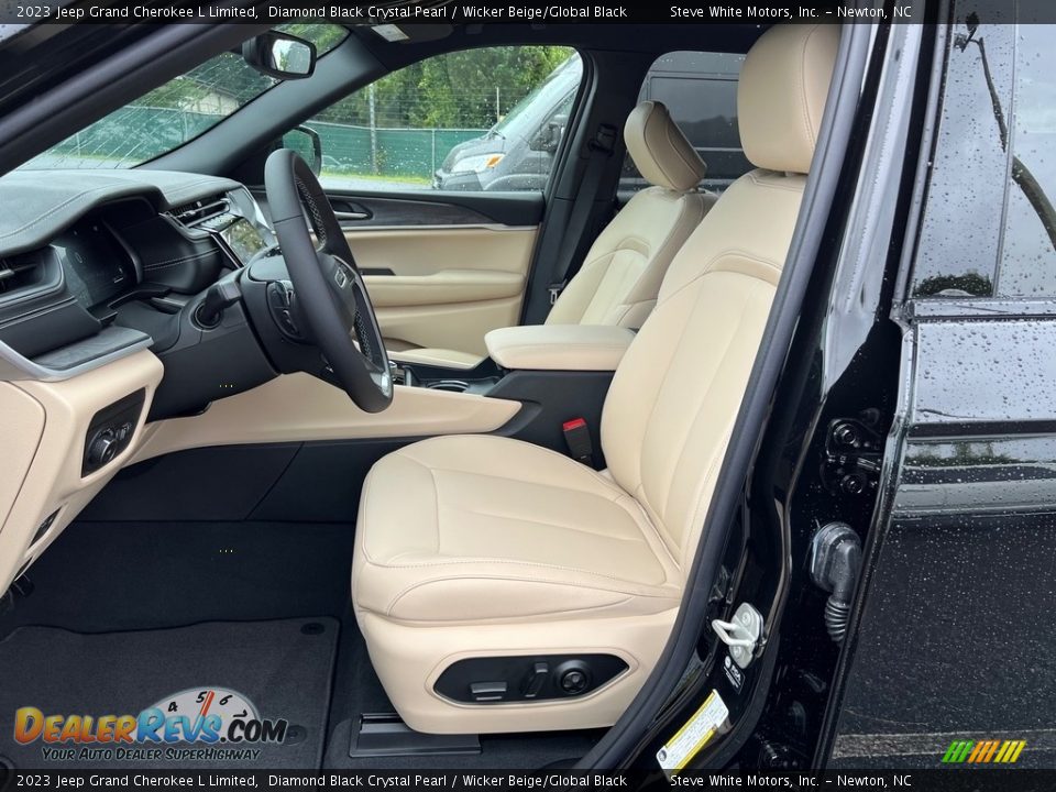 Wicker Beige/Global Black Interior - 2023 Jeep Grand Cherokee L Limited Photo #10