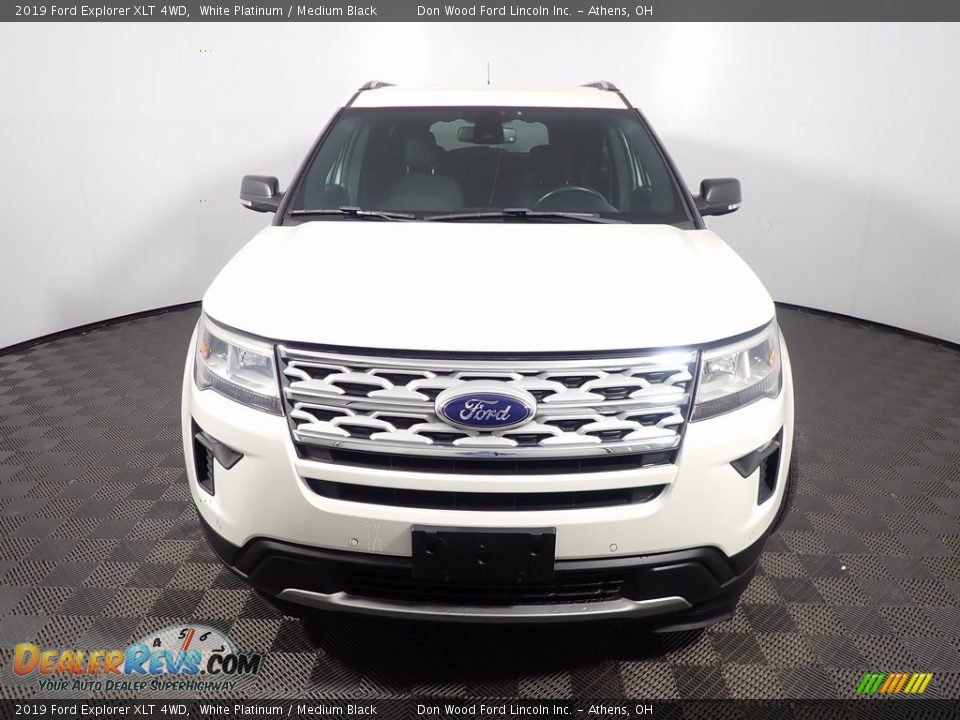 2019 Ford Explorer XLT 4WD White Platinum / Medium Black Photo #5