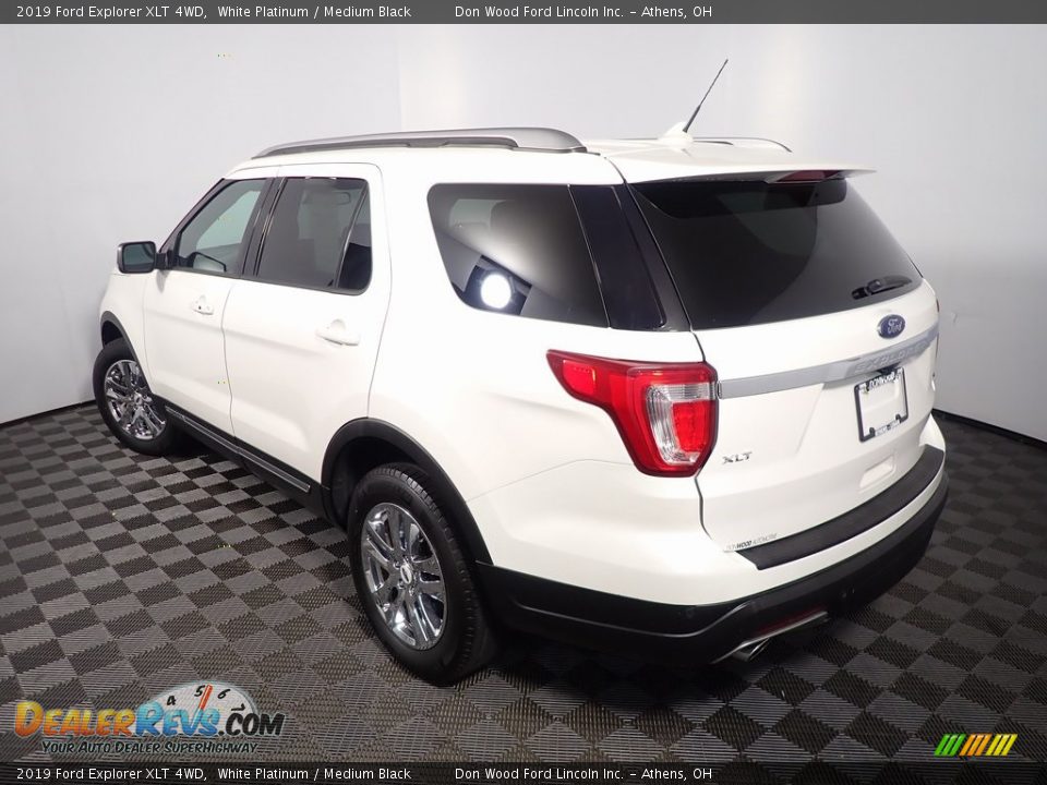 2019 Ford Explorer XLT 4WD White Platinum / Medium Black Photo #11