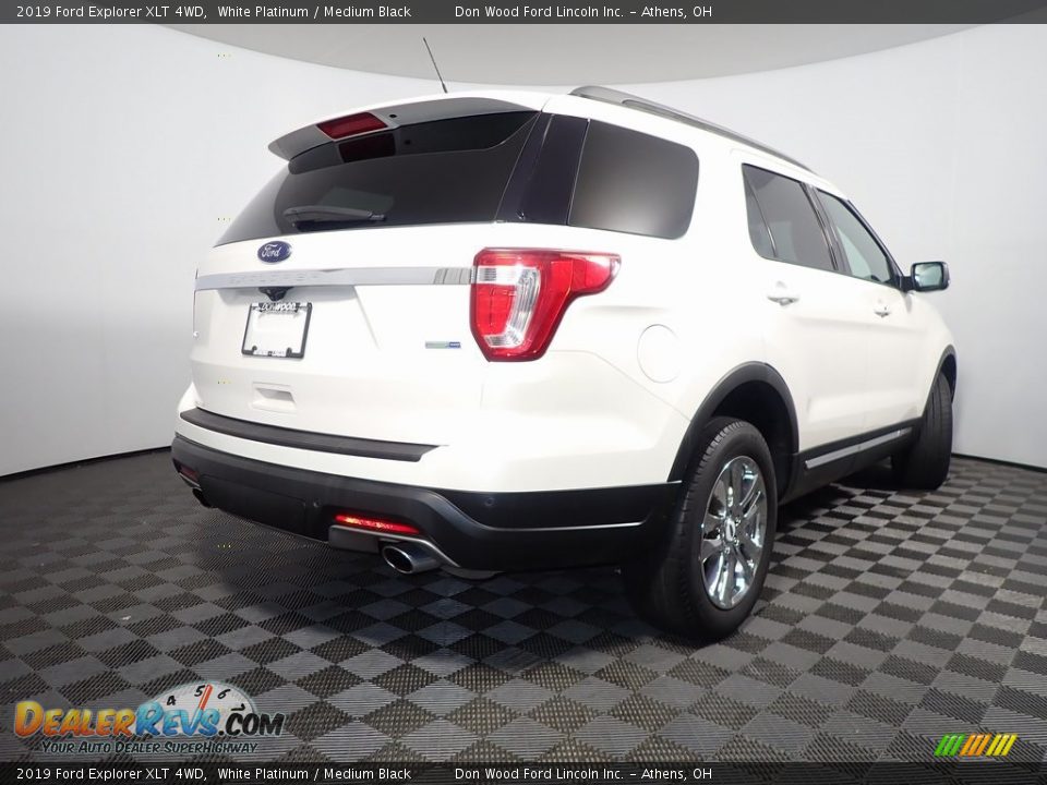 2019 Ford Explorer XLT 4WD White Platinum / Medium Black Photo #16