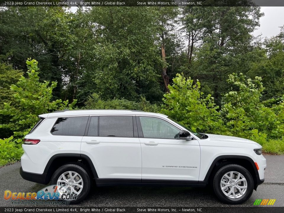 2023 Jeep Grand Cherokee L Limited 4x4 Bright White / Global Black Photo #5