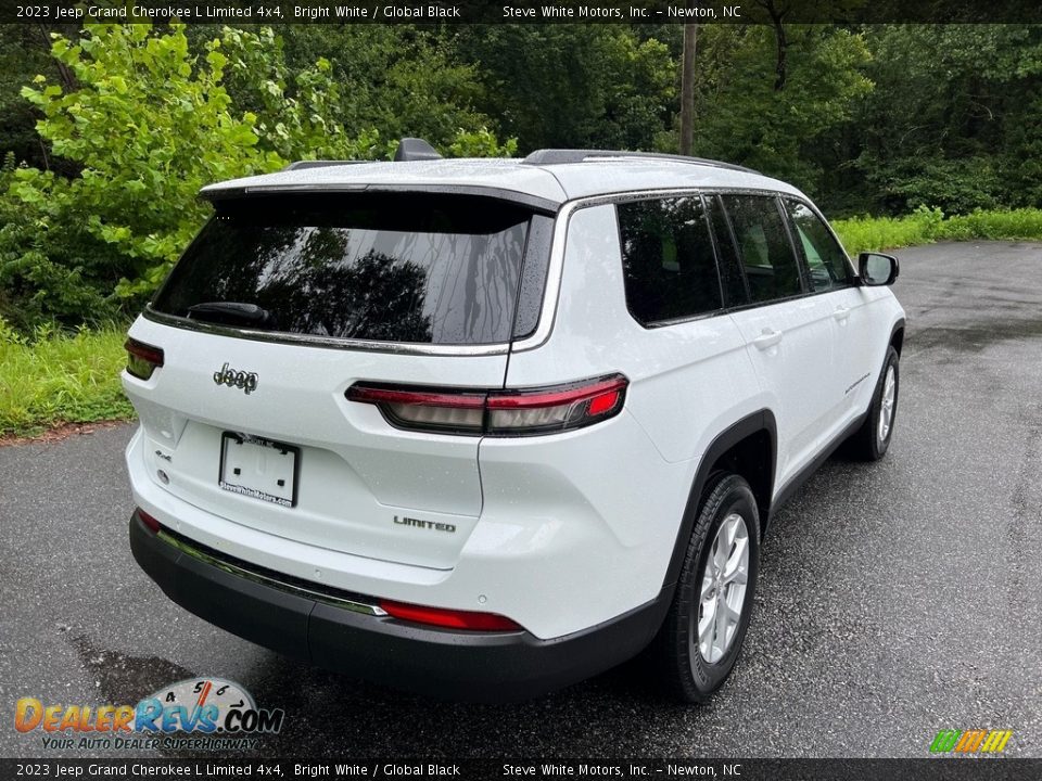 2023 Jeep Grand Cherokee L Limited 4x4 Bright White / Global Black Photo #6