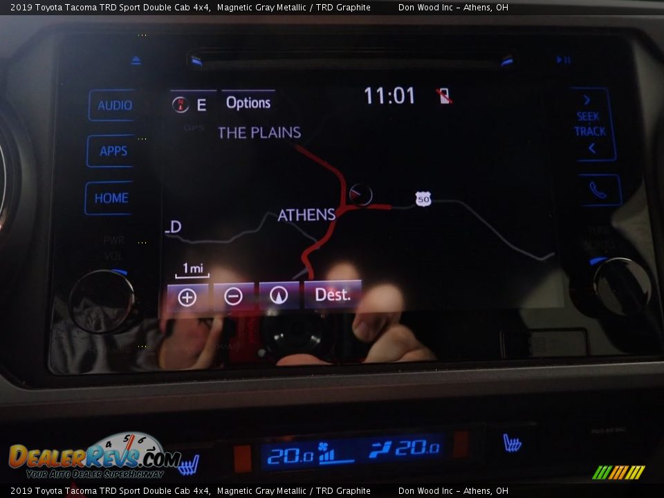 2019 Toyota Tacoma TRD Sport Double Cab 4x4 Magnetic Gray Metallic / TRD Graphite Photo #2