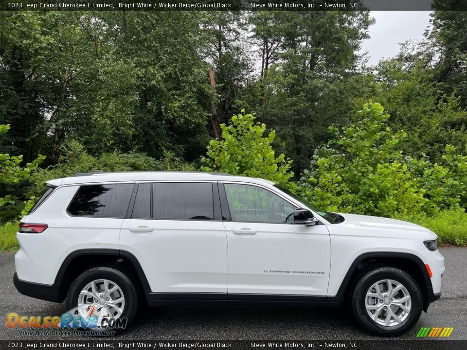 Bright White 2023 Jeep Grand Cherokee L Limited Photo #5