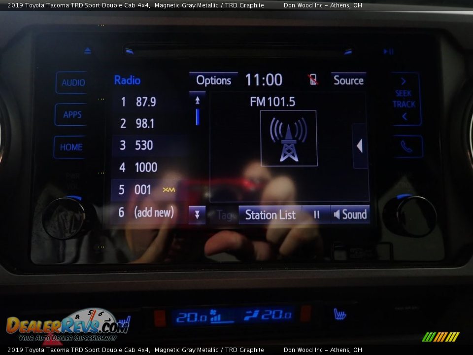 2019 Toyota Tacoma TRD Sport Double Cab 4x4 Magnetic Gray Metallic / TRD Graphite Photo #21