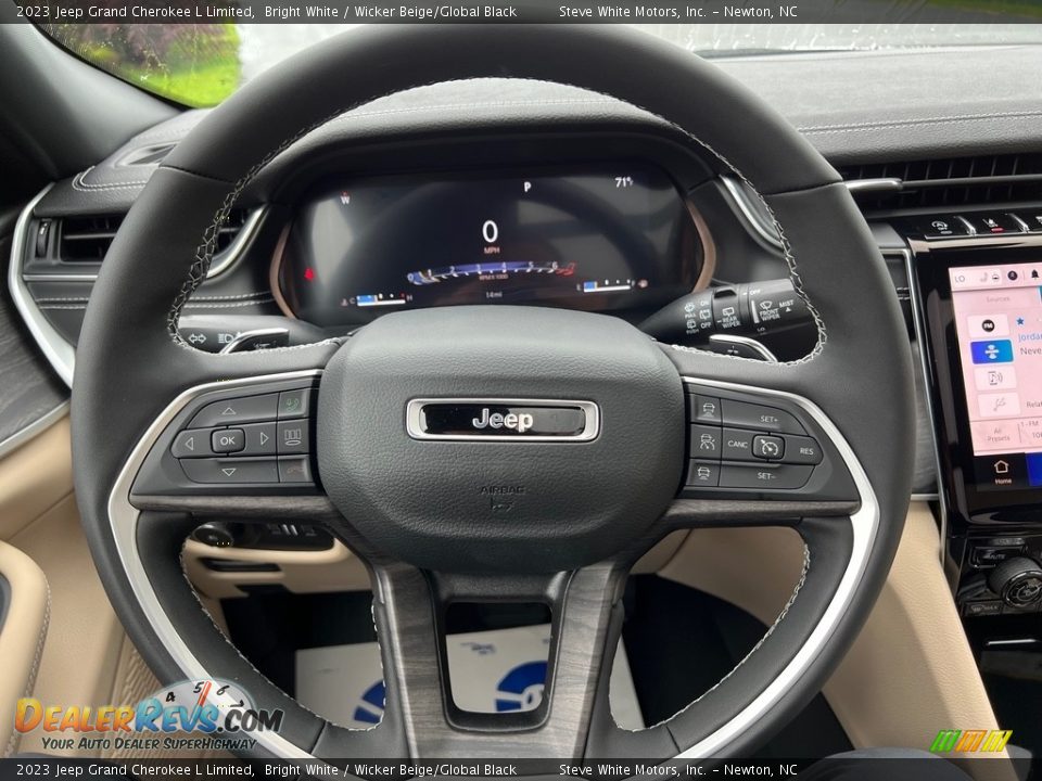 2023 Jeep Grand Cherokee L Limited Steering Wheel Photo #21