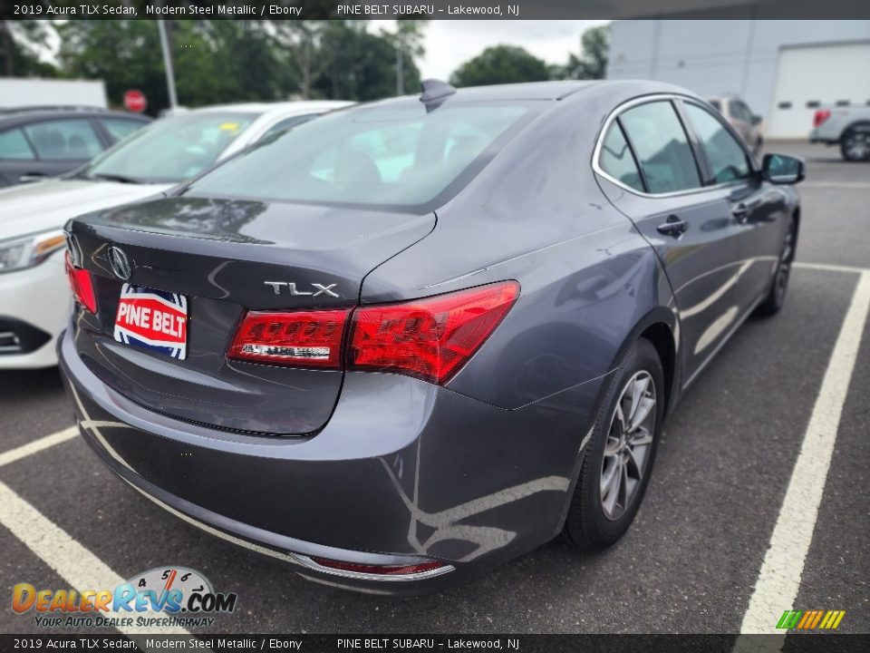 2019 Acura TLX Sedan Modern Steel Metallic / Ebony Photo #3