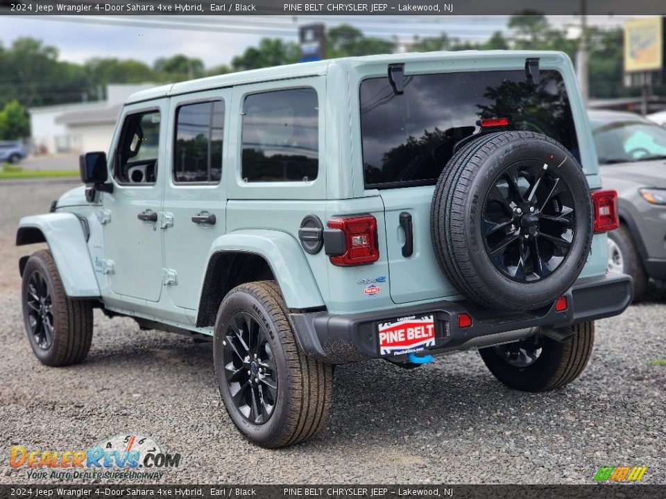 2024 Jeep Wrangler 4-Door Sahara 4xe Hybrid Earl / Black Photo #4