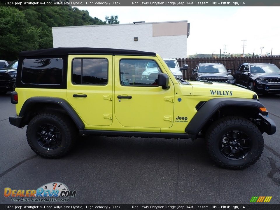 High Velocity 2024 Jeep Wrangler 4-Door Willys 4xe Hybrid Photo #7