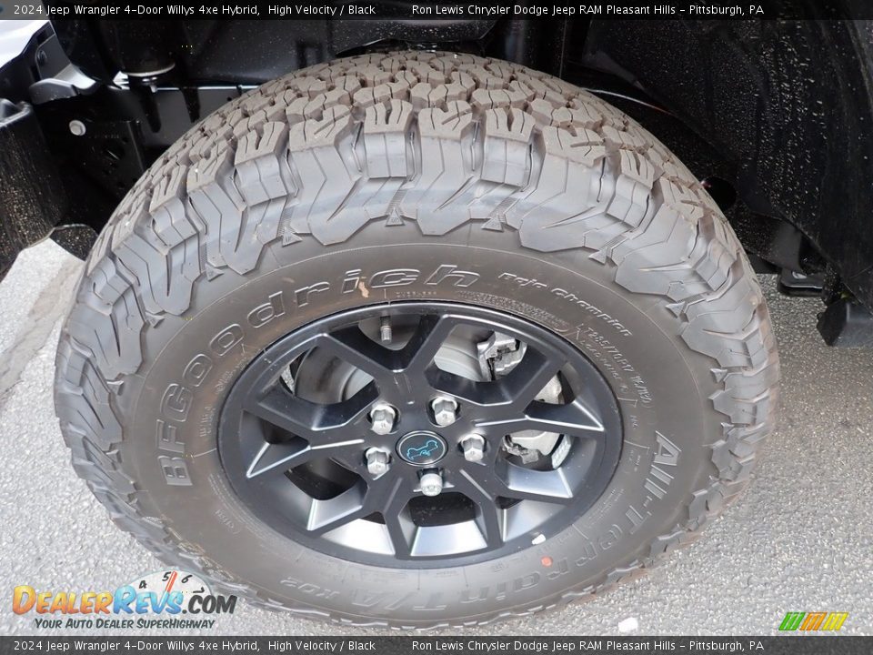 2024 Jeep Wrangler 4-Door Willys 4xe Hybrid Wheel Photo #10