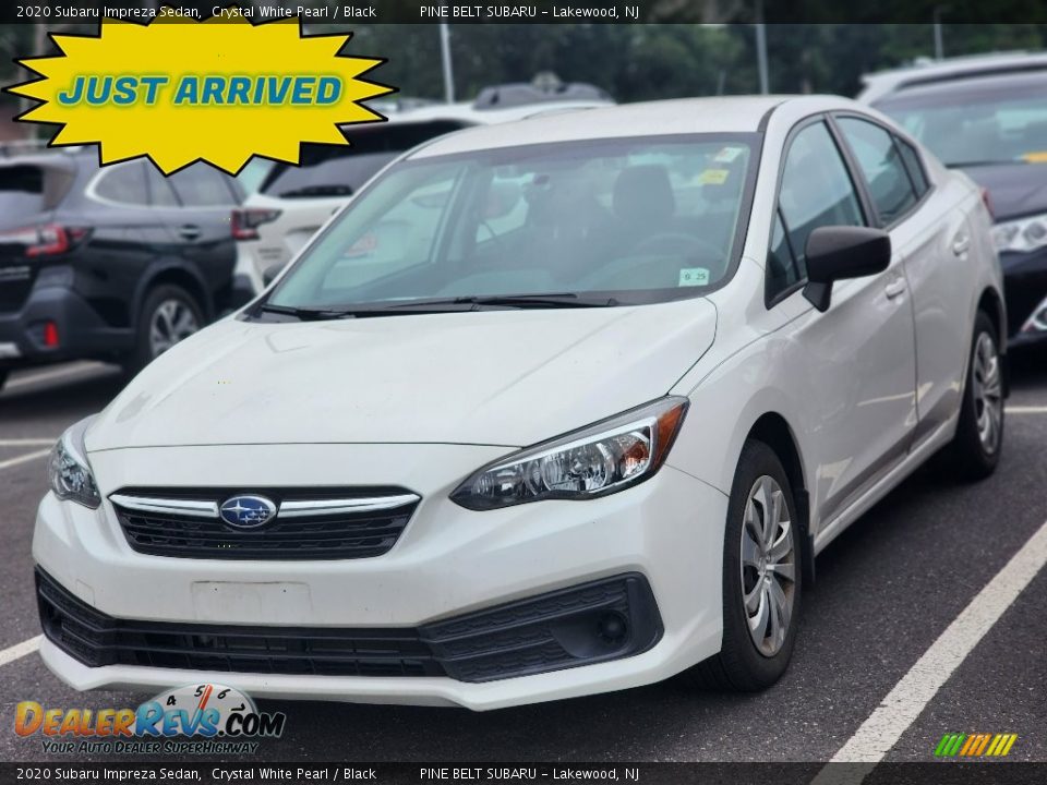 2020 Subaru Impreza Sedan Crystal White Pearl / Black Photo #1