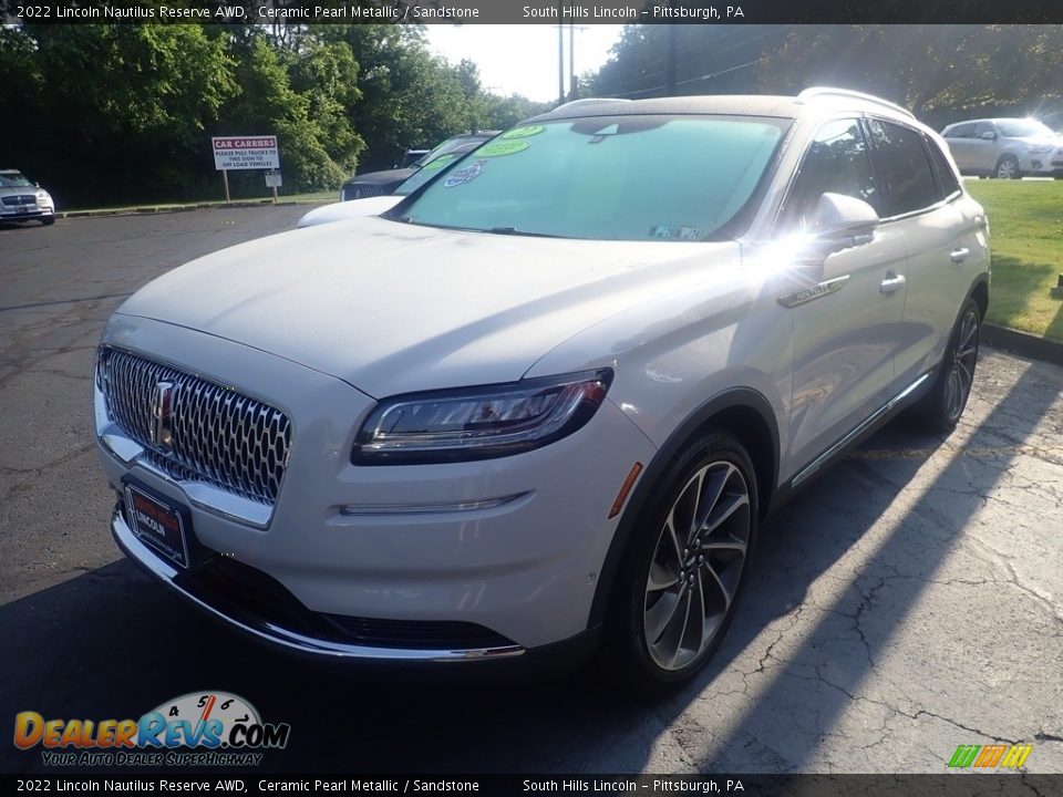 2022 Lincoln Nautilus Reserve AWD Ceramic Pearl Metallic / Sandstone Photo #1