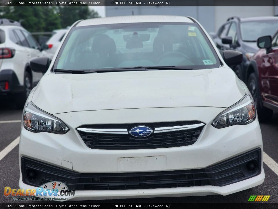 2020 Subaru Impreza Sedan Crystal White Pearl / Black Photo #2