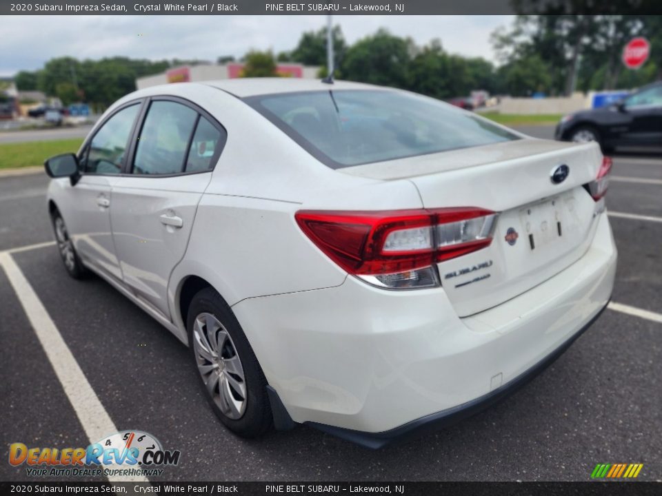 2020 Subaru Impreza Sedan Crystal White Pearl / Black Photo #4