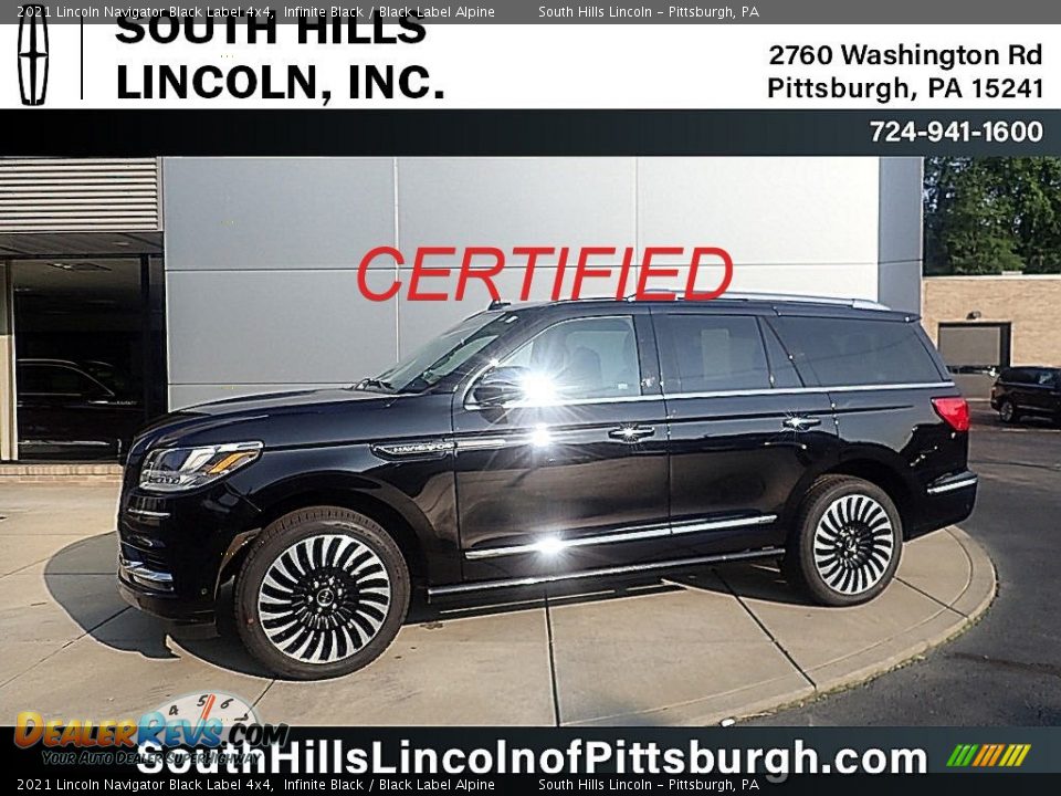 2021 Lincoln Navigator Black Label 4x4 Infinite Black / Black Label Alpine Photo #1