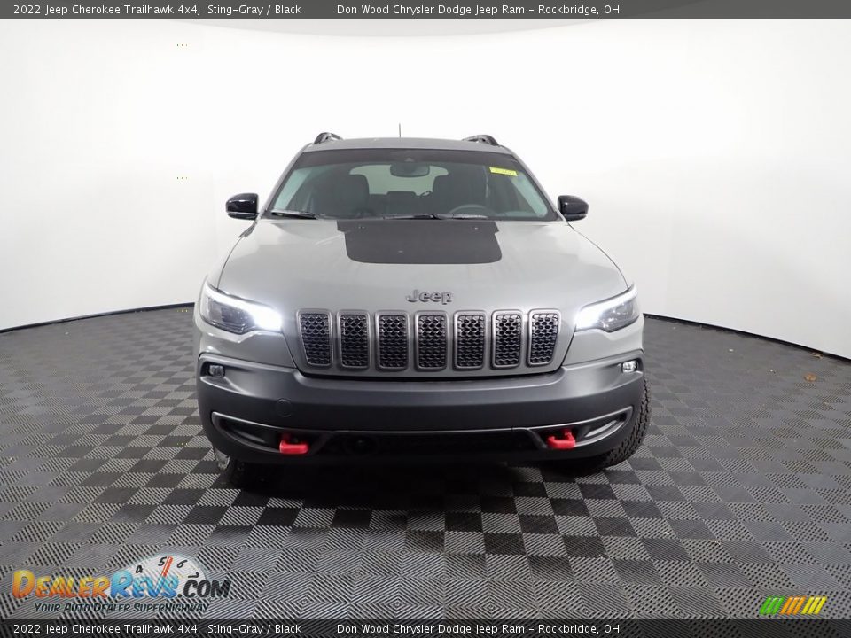 2022 Jeep Cherokee Trailhawk 4x4 Sting-Gray / Black Photo #4
