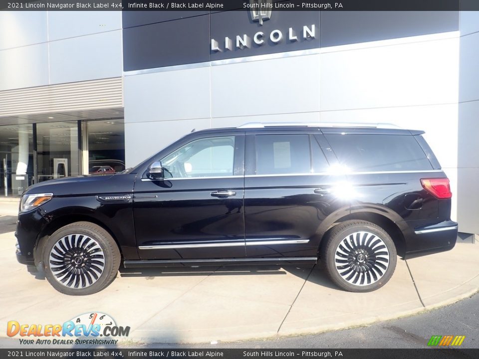 Infinite Black 2021 Lincoln Navigator Black Label 4x4 Photo #2