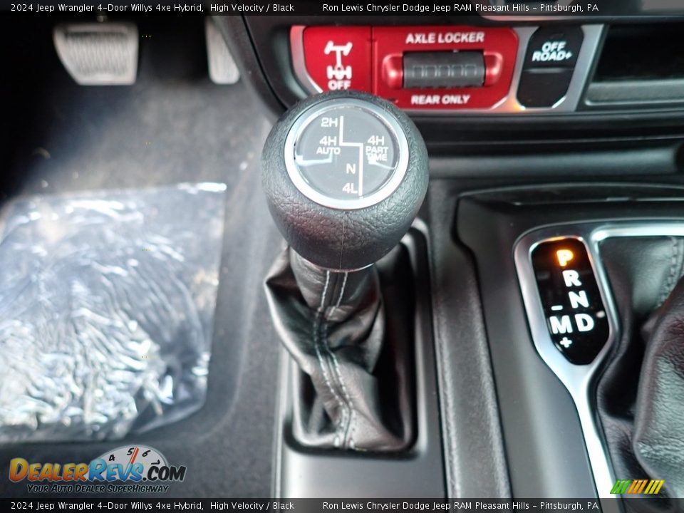 2024 Jeep Wrangler 4-Door Willys 4xe Hybrid Shifter Photo #18