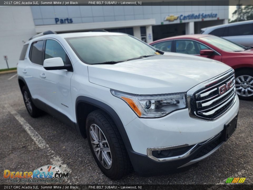 2017 GMC Acadia SLE Summit White / Jet Black Photo #2