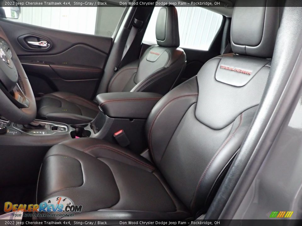 2022 Jeep Cherokee Trailhawk 4x4 Sting-Gray / Black Photo #13