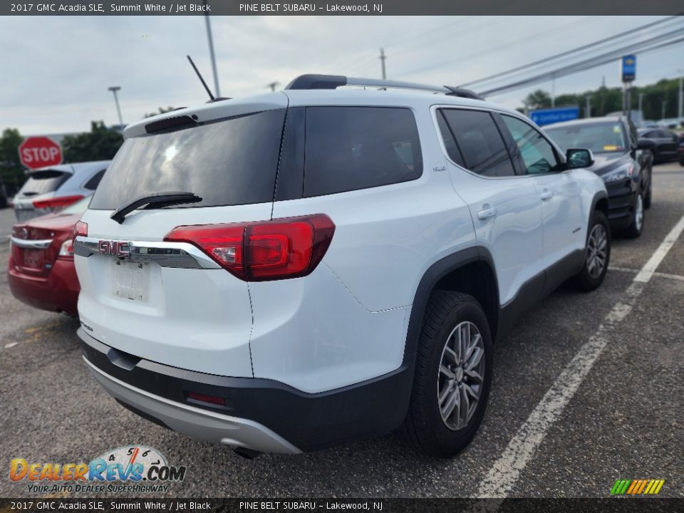 2017 GMC Acadia SLE Summit White / Jet Black Photo #4