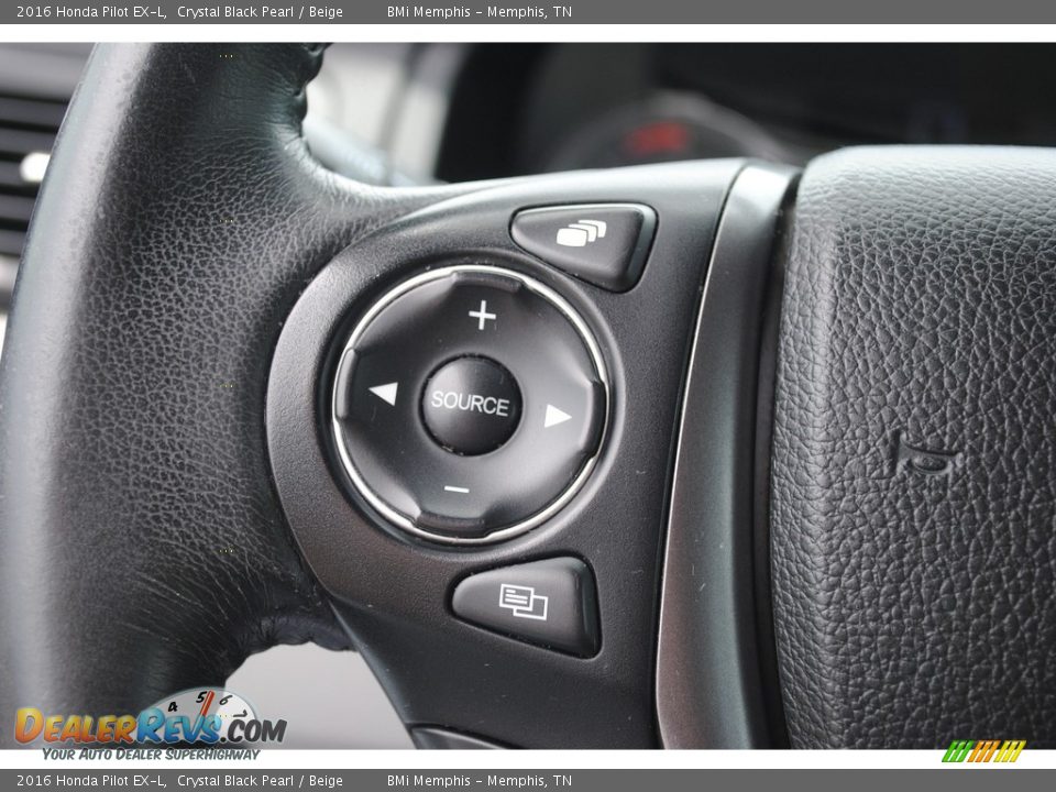 2016 Honda Pilot EX-L Steering Wheel Photo #13