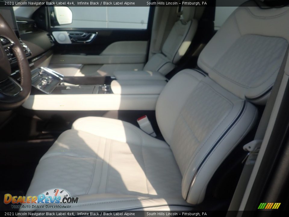 Front Seat of 2021 Lincoln Navigator Black Label 4x4 Photo #15