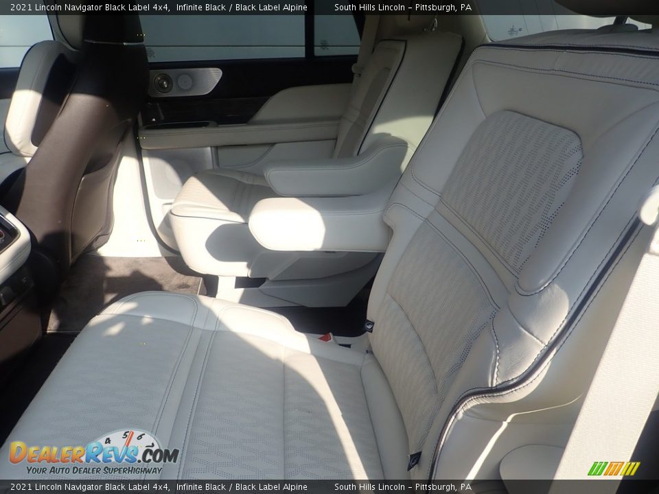 Rear Seat of 2021 Lincoln Navigator Black Label 4x4 Photo #16