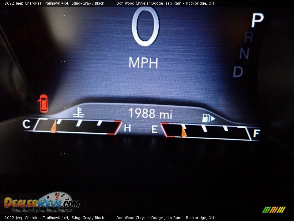 2022 Jeep Cherokee Trailhawk 4x4 Sting-Gray / Black Photo #29