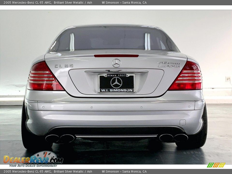 2005 Mercedes-Benz CL 65 AMG Brilliant Silver Metallic / Ash Photo #3