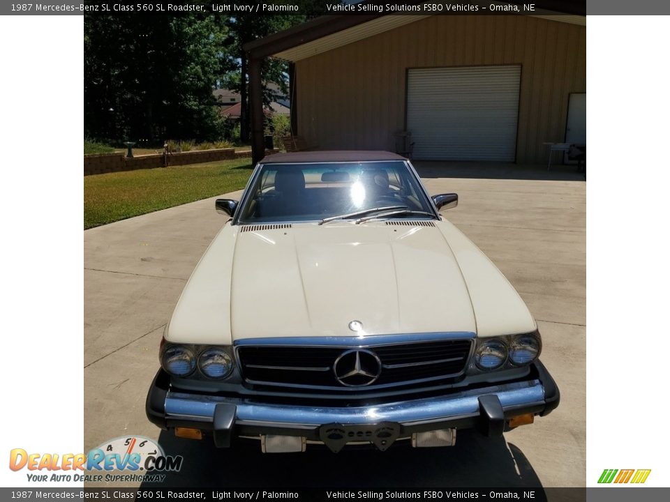 1987 Mercedes-Benz SL Class 560 SL Roadster Light Ivory / Palomino Photo #4