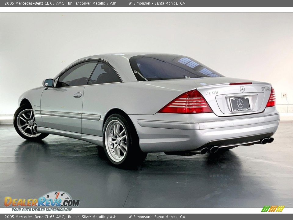 2005 Mercedes-Benz CL 65 AMG Brilliant Silver Metallic / Ash Photo #10