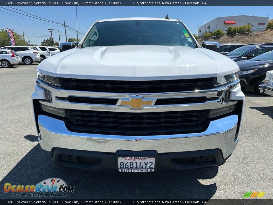 2020 Chevrolet Silverado 1500 LT Crew Cab Summit White / Jet Black Photo #2