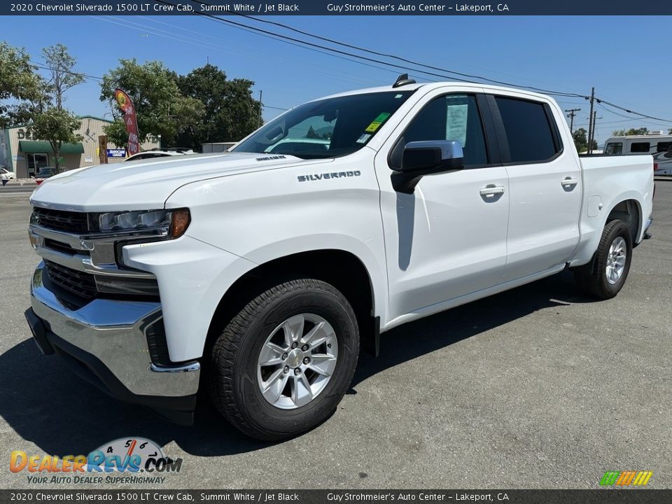 Summit White 2020 Chevrolet Silverado 1500 LT Crew Cab Photo #3