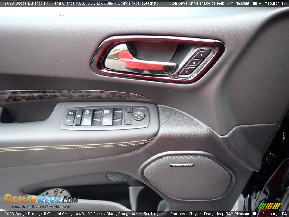 Door Panel of 2023 Dodge Durango R/T Hemi Orange AWD Photo #14