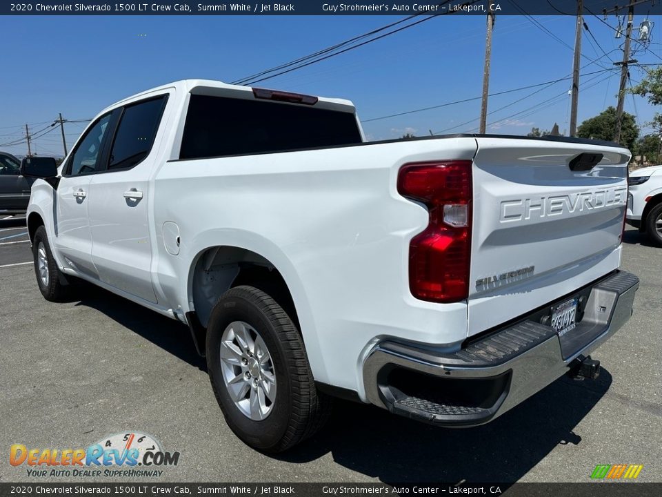 2020 Chevrolet Silverado 1500 LT Crew Cab Summit White / Jet Black Photo #4