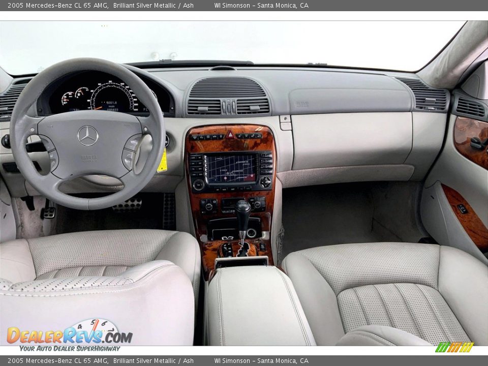 2005 Mercedes-Benz CL 65 AMG Brilliant Silver Metallic / Ash Photo #15