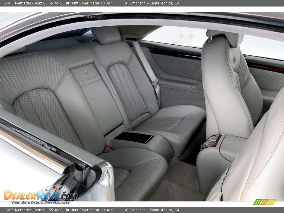 Rear Seat of 2005 Mercedes-Benz CL 65 AMG Photo #19