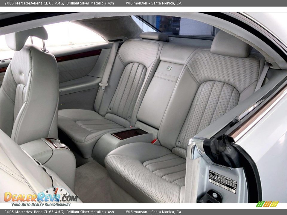 Rear Seat of 2005 Mercedes-Benz CL 65 AMG Photo #20