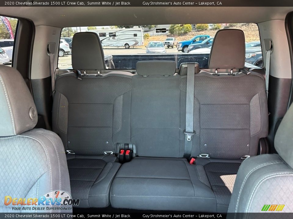 Rear Seat of 2020 Chevrolet Silverado 1500 LT Crew Cab Photo #12